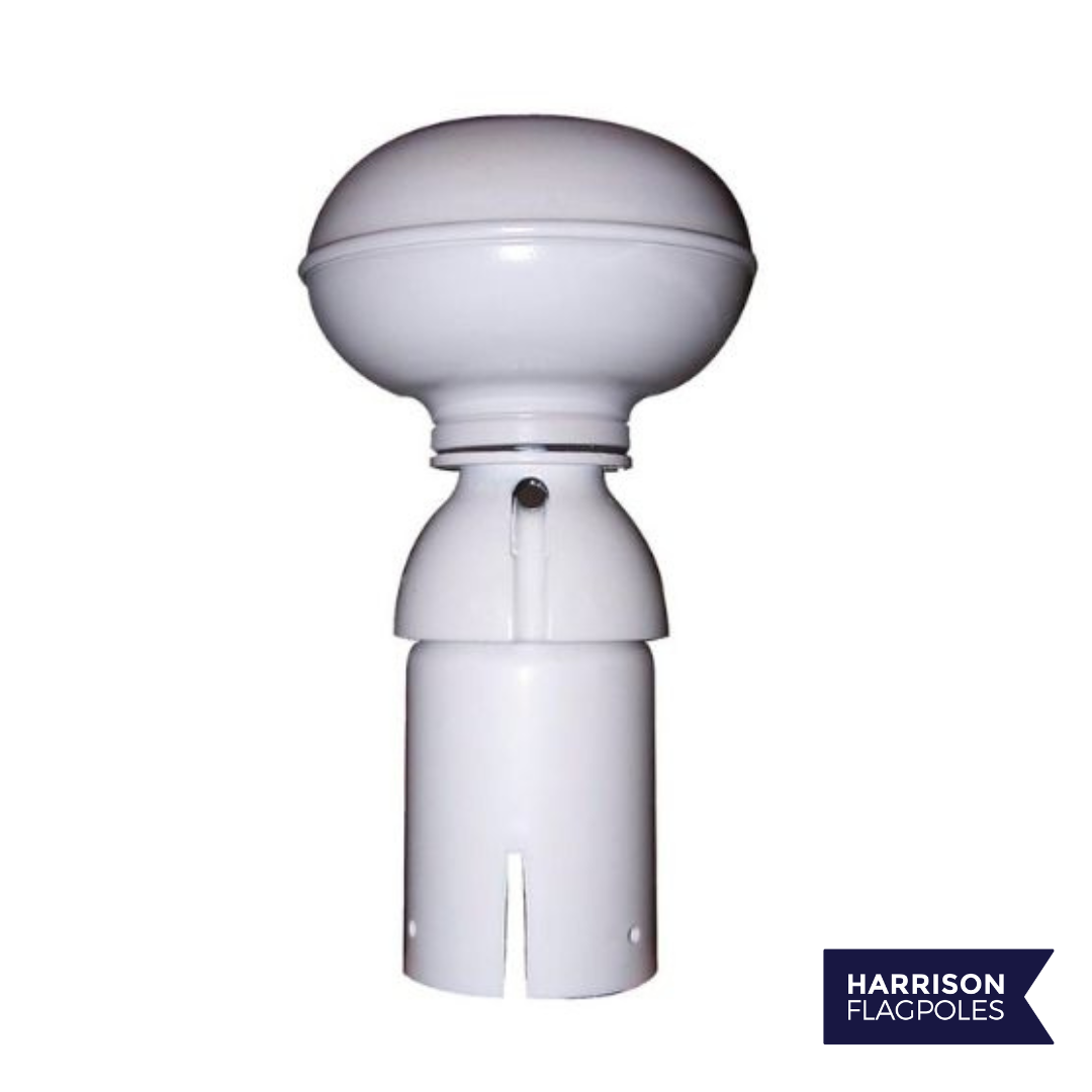 Complete Finial Set - White Mushroom