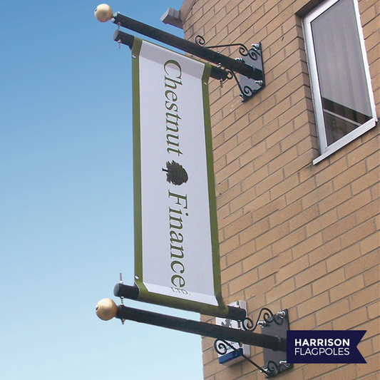 Wall Mounted Banner Poles