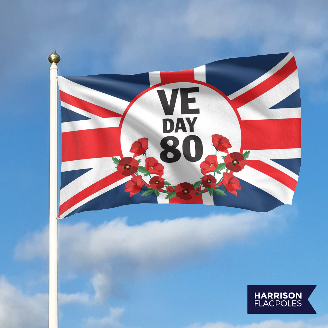 VE Day Flag Harrison Flagpoles